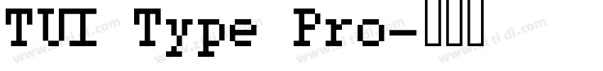 TUI Type Pro字体转换